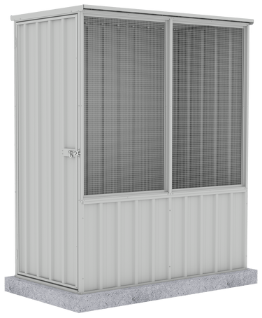 Absco Chicken Coop 1.52mW x 0.78mD x 1.80mH Zincalume - Shed City